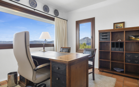 The study room in first floor is a unique feature for this property